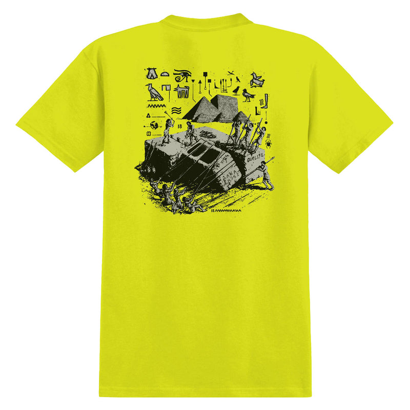 Anti-Hero Anti-Hiero Pocket T-Shirt - Safety Green/Black/Grey