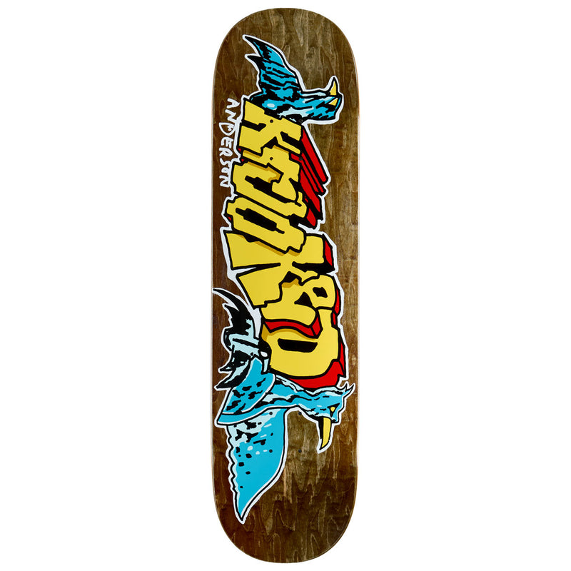 Krooked Manderson Raptors Skateboard Deck - 8.38