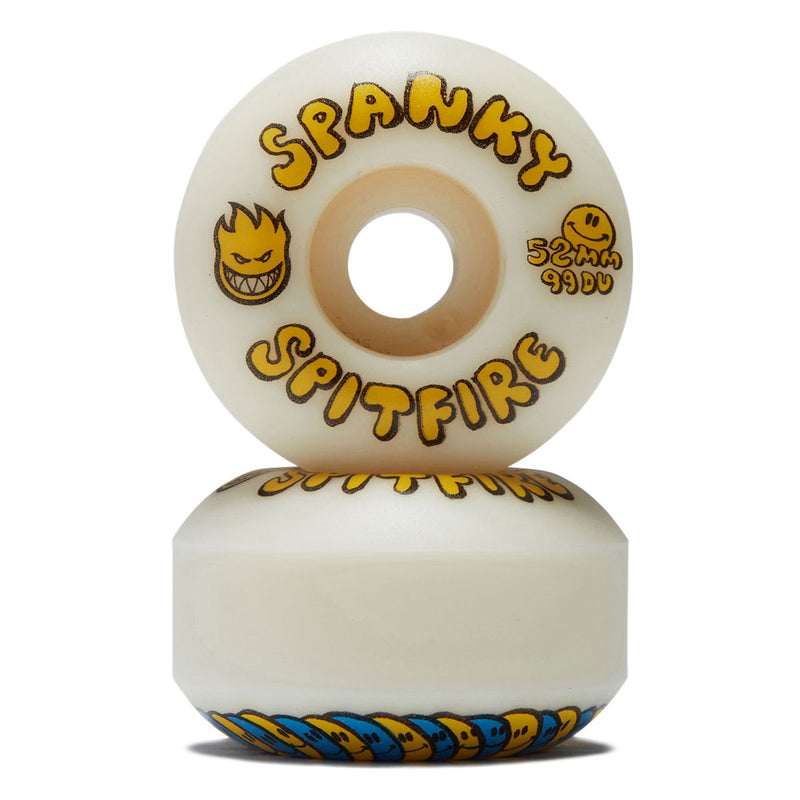 Spitfire F4 99d Classic Spanky Happy Skateboard Wheels - Natural - 52mm