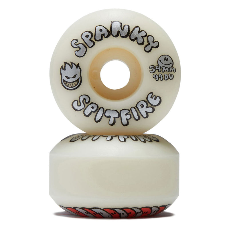 Spitfire F4 99d Classic Spanky Happy Skateboard Wheels - Natural - 54mm