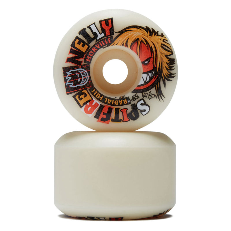Spitfire F4 99d Radial Full Nelly Morville Rough Cut Skateboard Wheels - Natural - 59mm