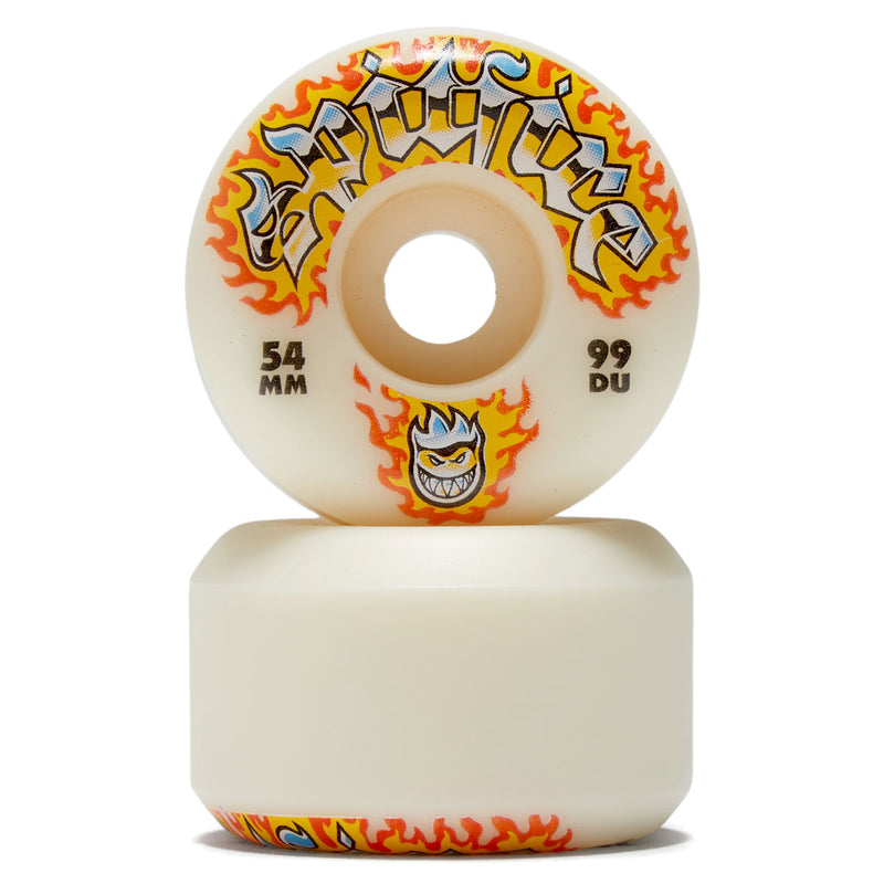 Spitfire F4 99d Chrome Venom Skateboard Wheels - Natural - 54mm
