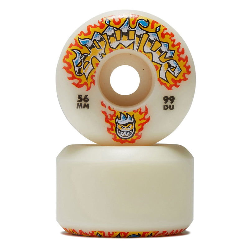 Spitfire F4 99d Chrome Venom Skateboard Wheels - Natural - 56mm
