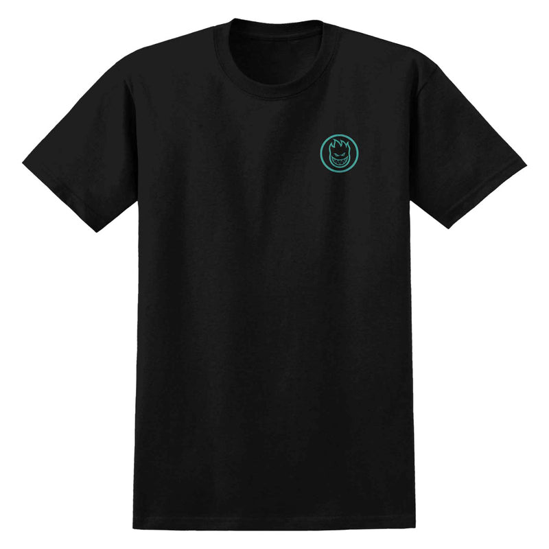 Spitfire Radioactive Classic Swirl T-Shirt - Black