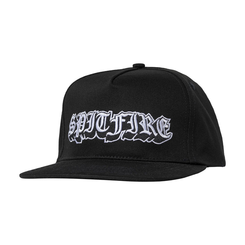 Spitfire Old E Drop Hat - Black/White