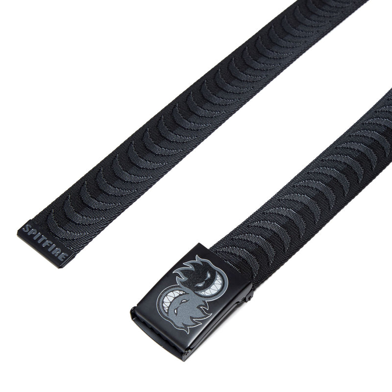 Spitfire Eternal Crescent Jacquard Belt - Charcoal/Black