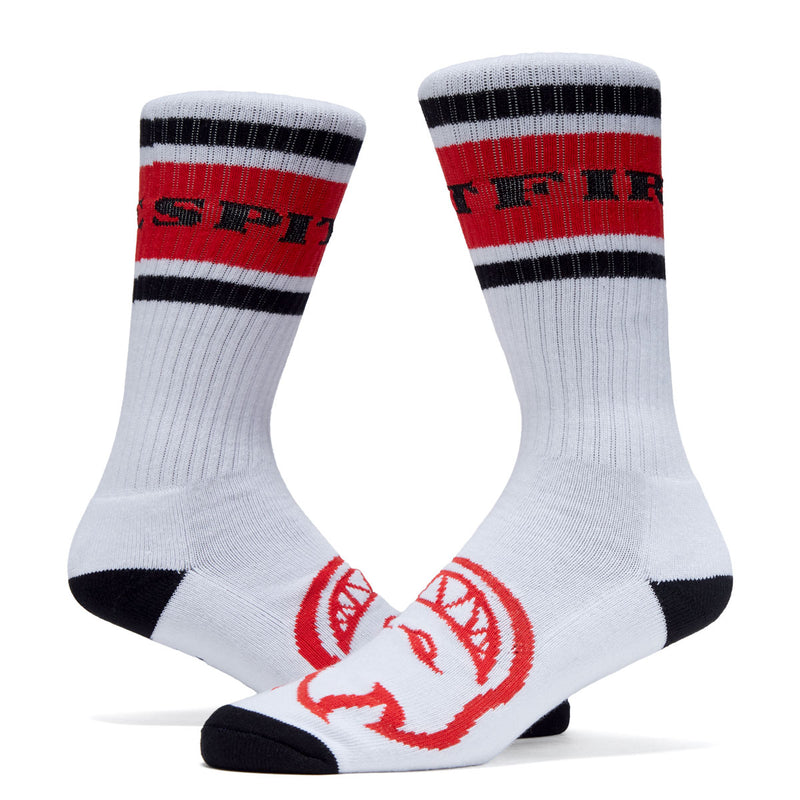 Spitfire Classic '87 Bighead Socks - White/Black/Red