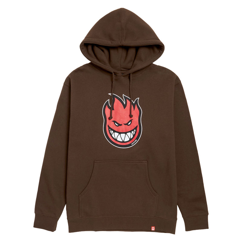 Spitfire Bighead Fill Hoodie - Brown/Red/Black/White