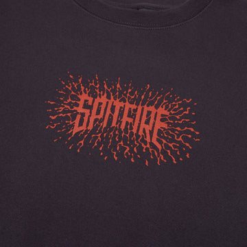 Spitfire Splat Sweatshirt - Asphalt/Red