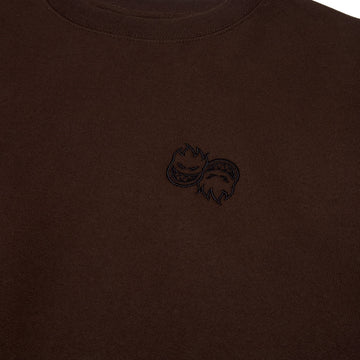 Spitfire Lil Eternal Emb Sweatshirt - Brown/Black