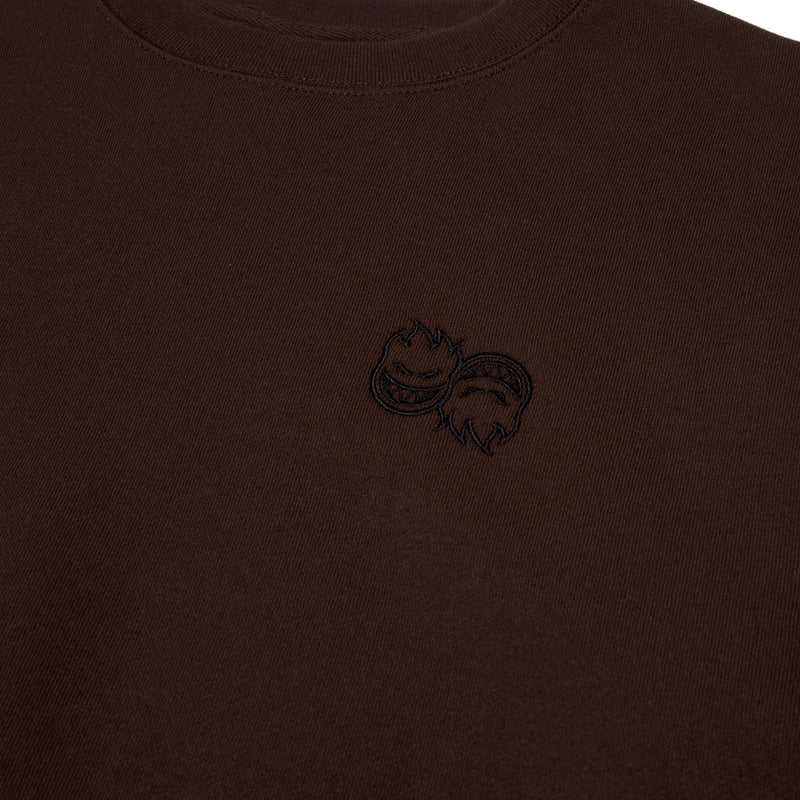 Spitfire Lil Eternal Emb Sweatshirt - Brown/Black