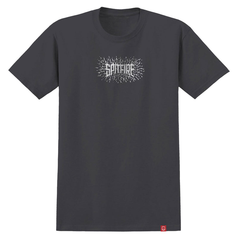 Spitfire Youth Splat T-Shirt - Charcoal/White