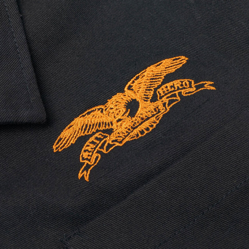 Anti-Hero Basic Eagle Stash Jacket - Black/Orange Embroidery