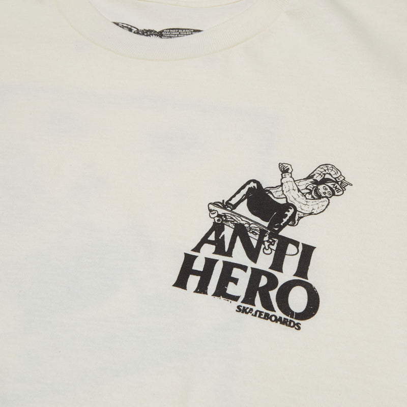 Anti-Hero Hewitt Lance T-Shirt - Cream/Black