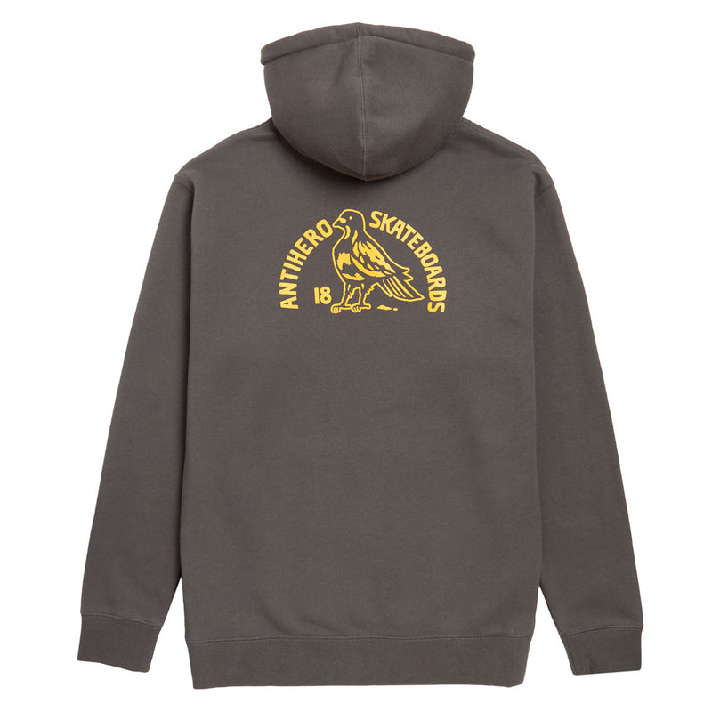 Anti-Hero Clubhouse Hoodie - Charcoal/Yellow