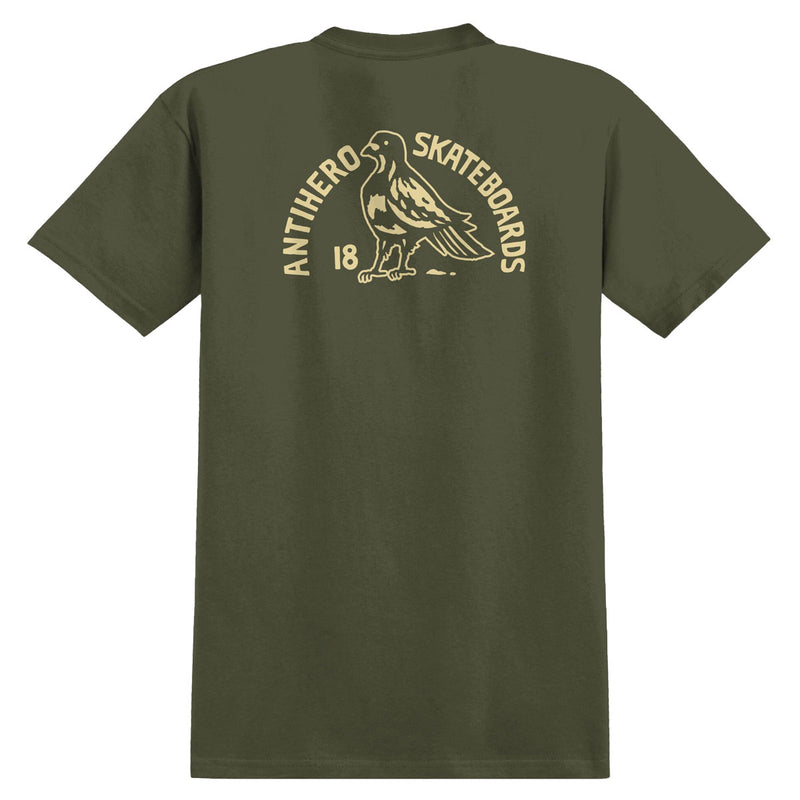 Anti-Hero Clubhouse T-Shirt - Olive/Cream