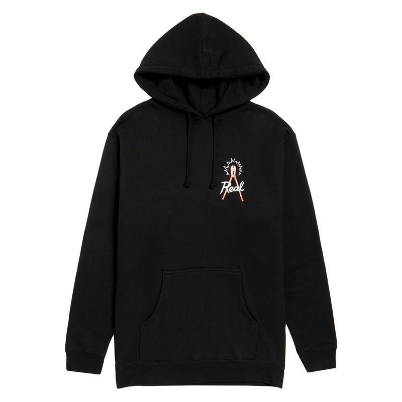 Real Spot Conservators Hoodie - Black/White/Orange