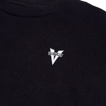 Venture Heritage Emb T-Shirt - Black/Cool Grey