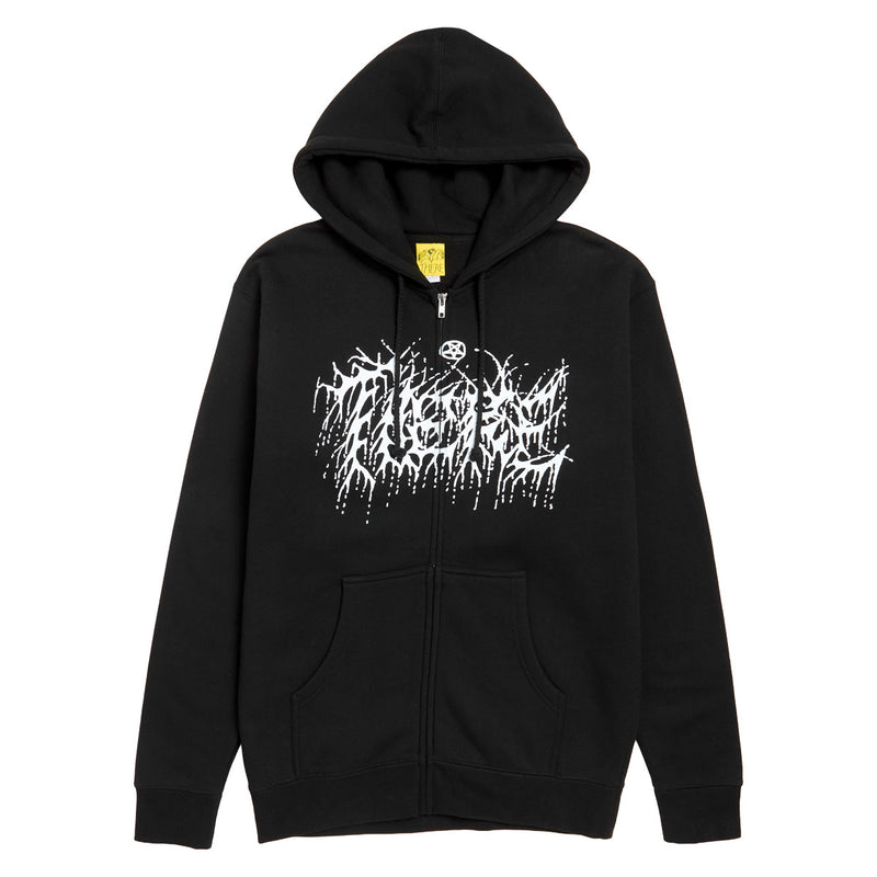 There Loud Zip Up Hoodie - Black/White