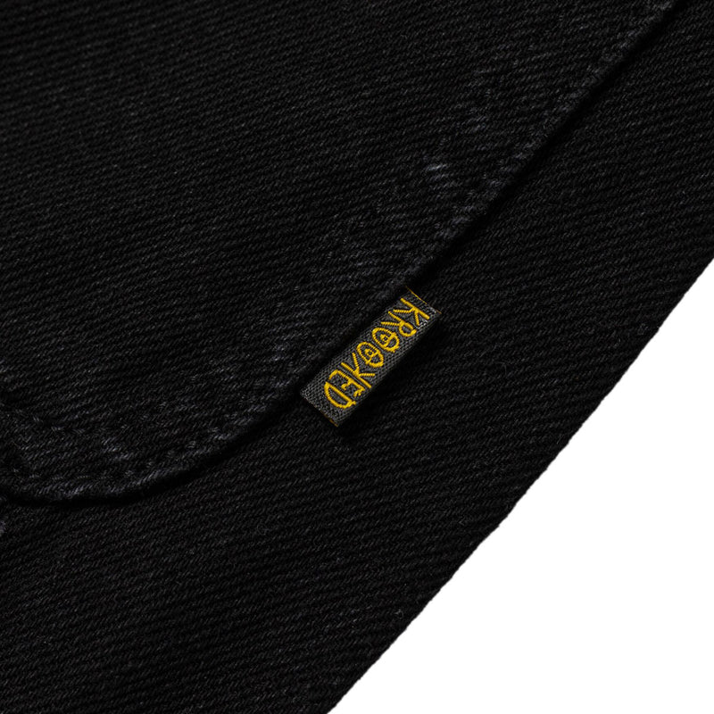 Krooked Koffin Carpenter Jeans - Black Denim