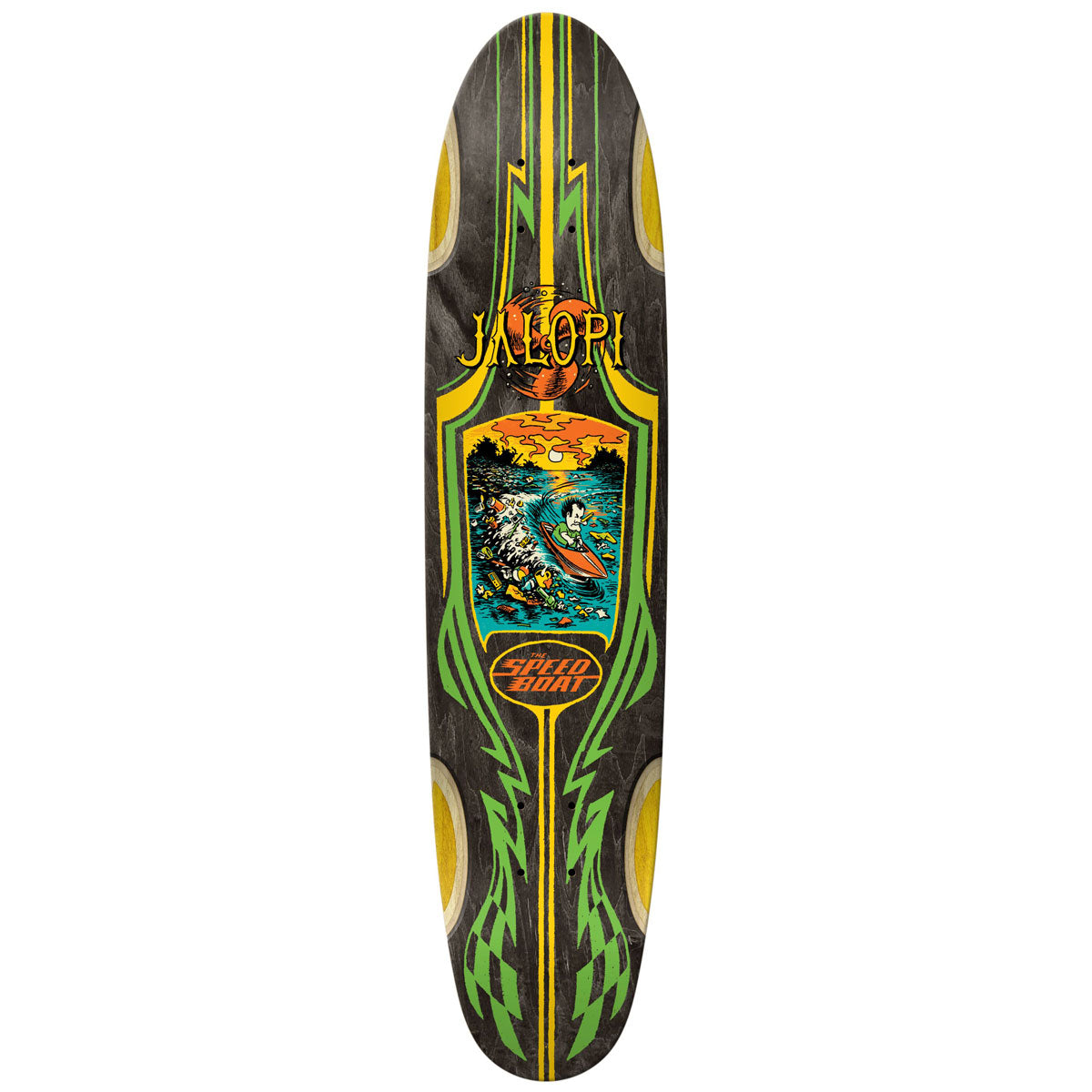Retrothemed skateboard deck design with classic graphics | Premium AI Retrothemed skateboard deck design with classic graphics | Premium AI