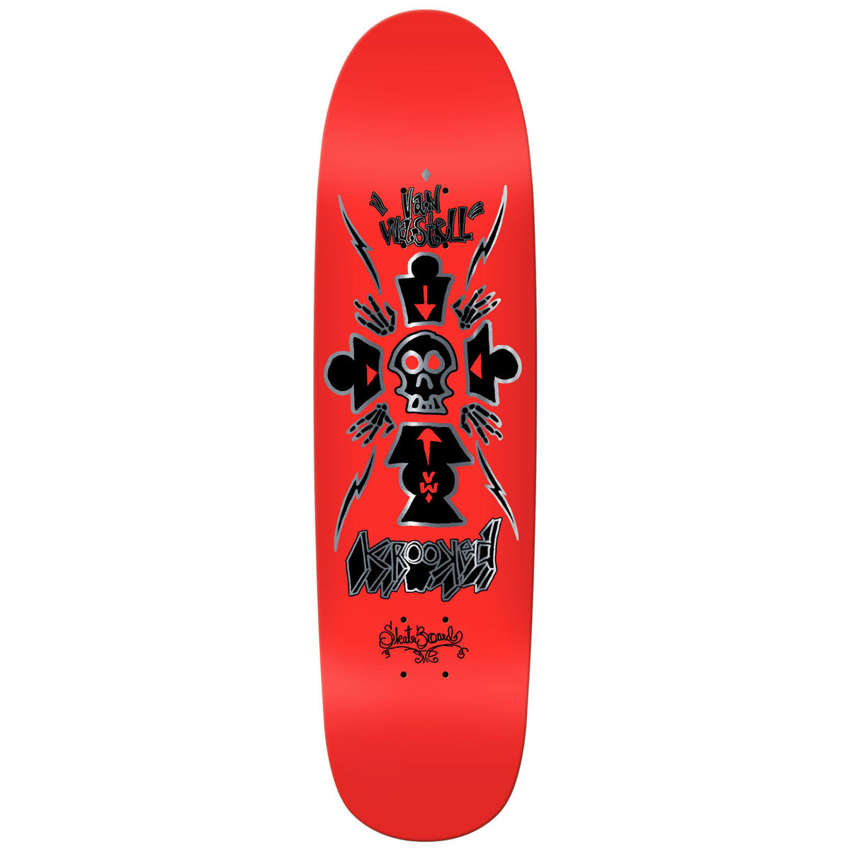 Krooked Wastell Redux Skateboard Deck - 8.60