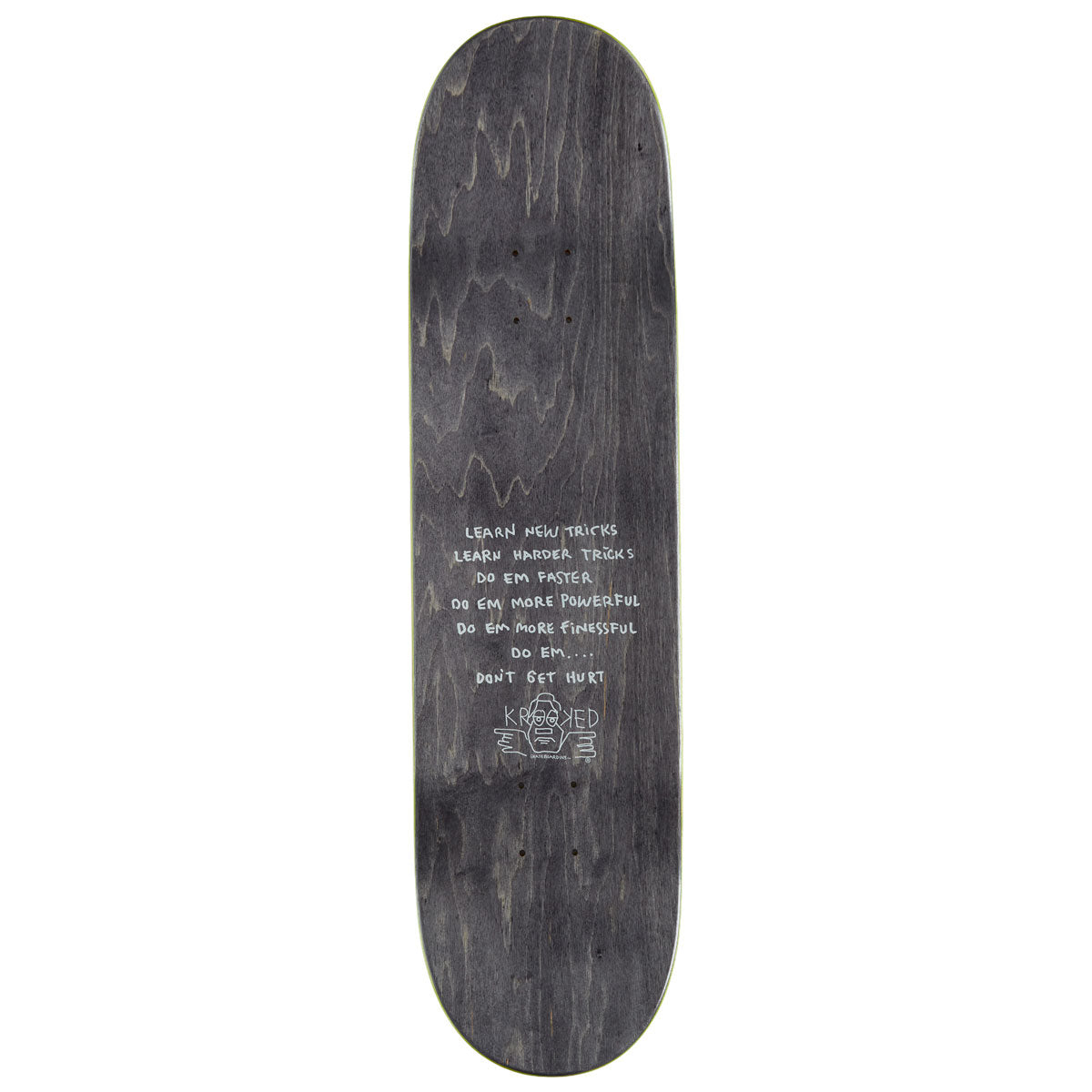 Krooked Skull Sword Skateboard Deck - 8.25