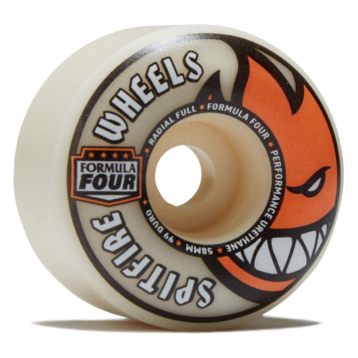 スケートボード Spitfire Wheels Formula Four 99 60mm Spitfire F4 99d Radial Full Skateboard Wheels - Natural - 60mm – CCS