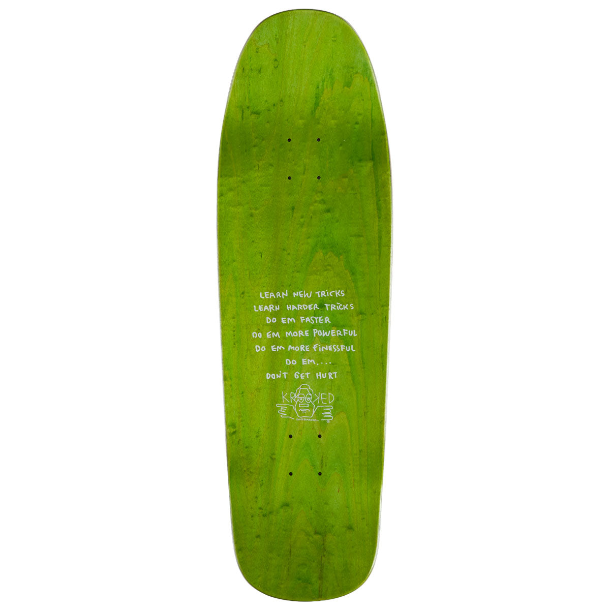 Krooked Sandoval Peace Sign Skateboard Complete - Blue - 9.81