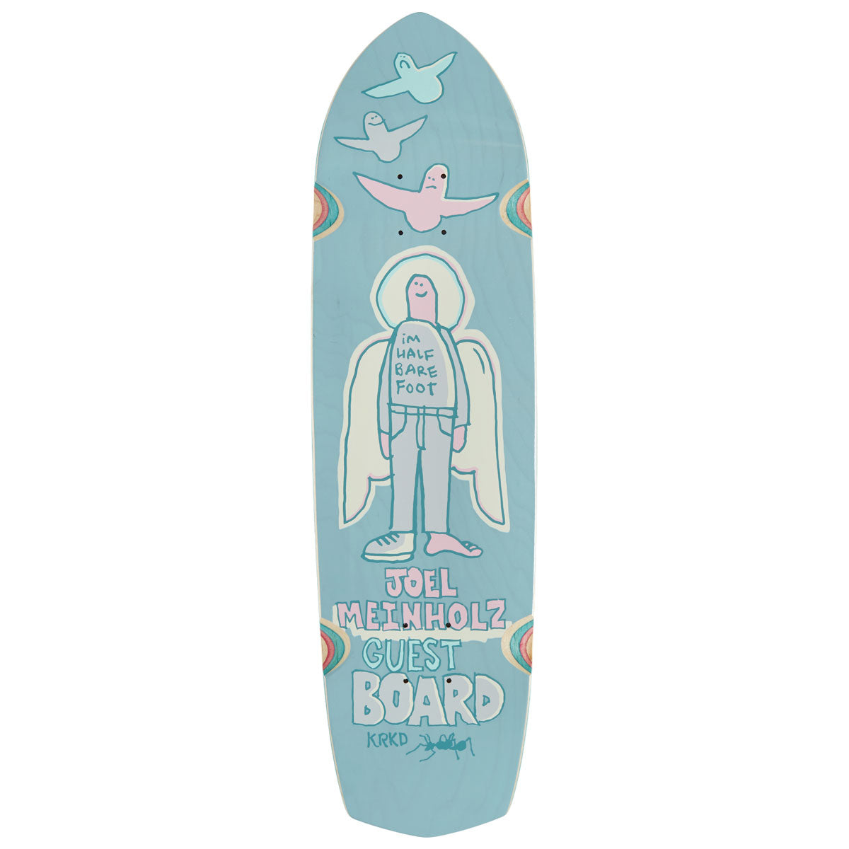 Krooked Joel Meinholz Guest Pro Zig Zagger Skateboard Deck - Light