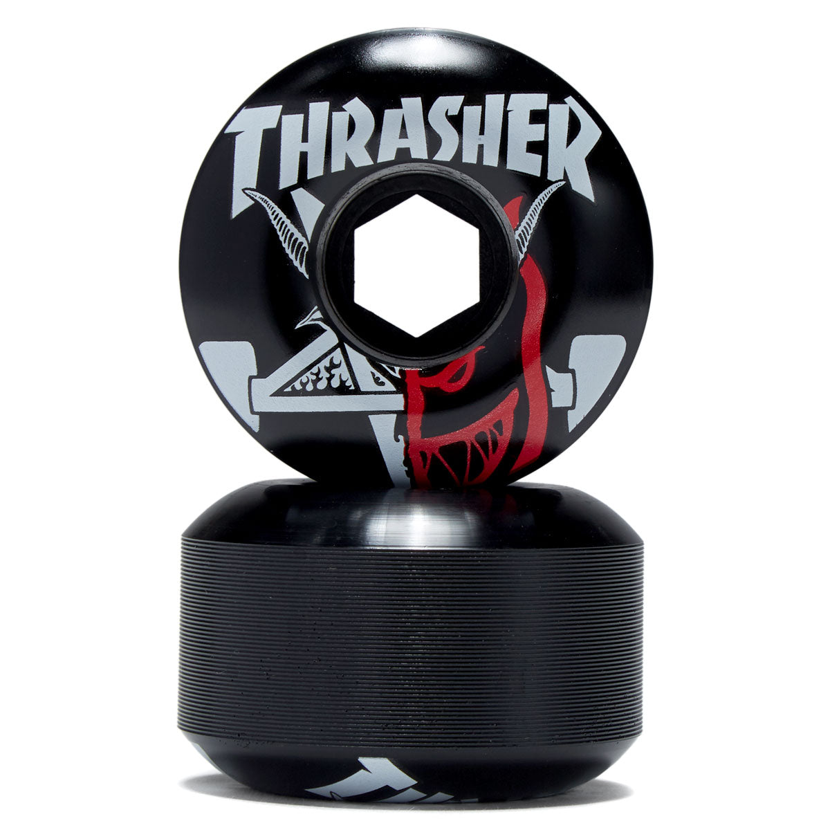 Spitfire x Thrasher Thrash And Burn 80HD Classic Full Skateboard Wheels - Black - 56mm