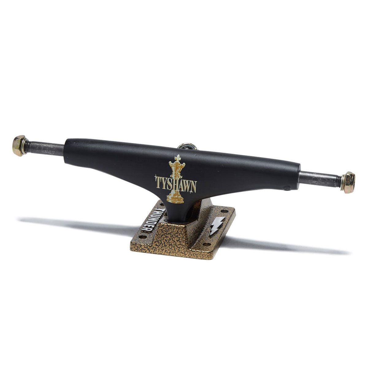 Thunder Tyshawn Endgame Pro Editions Skateboard Trucks - Black/Gold - 149mm image 1