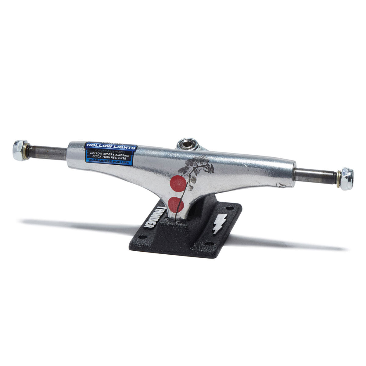 Thunder Sarah Meurle Emulsion Pro Hollow Lights Skateboard Trucks - Polished/Black - 147mm image 1