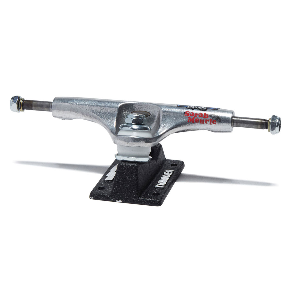 Thunder Sarah Meurle Emulsion Pro Hollow Lights Skateboard Trucks - Polished/Black - 147mm image 2