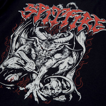 Spitfire Demon Long Sleeve T-Shirt - Black/Multi Color