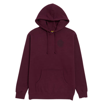 Krooked MG Hoodie - Maroon/Black/Multi Color