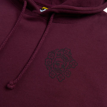 Krooked MG Hoodie - Maroon/Black/Multi Color