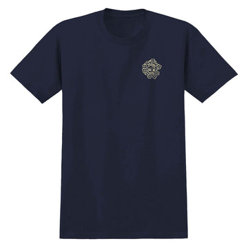 Krooked MG T-Shirt - True Navy/Cream/Multi Color