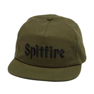 Spitfire Molotov Script Hat - Olive/Black