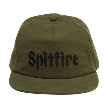 Spitfire Molotov Script Hat - Olive/Black