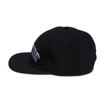 Spitfire Team Bighead Flame Script Hat - Black/White