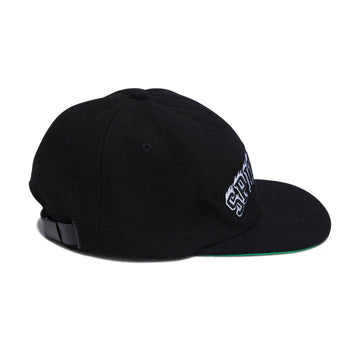 Spitfire Team Bighead Flame Script Hat - Black/White