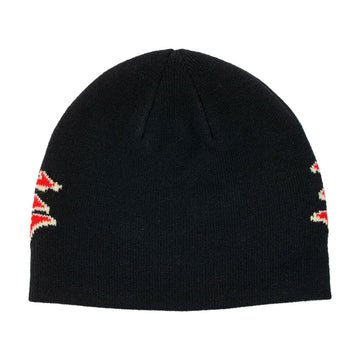 Spitfire Demon Script Skully Beanie - Black/Red/Cream