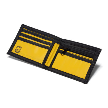 Spitfire Mushroom Bighead Bi-Fold Wallet - Black/Yellow