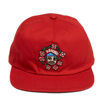 Krooked Sweatpants Redux Hat - Dark Red