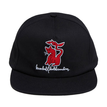 Krooked Kat Serpent Hat - Black/Red