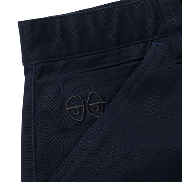 Krooked Eyes Twill Shorts - Navy