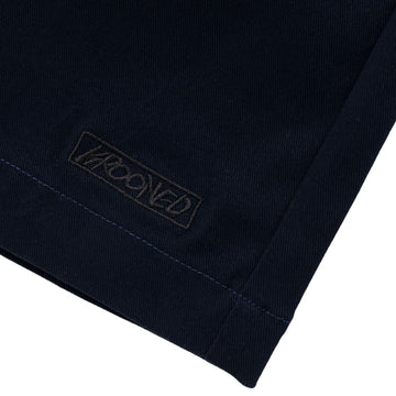 Krooked Eyes Twill Shorts - Navy