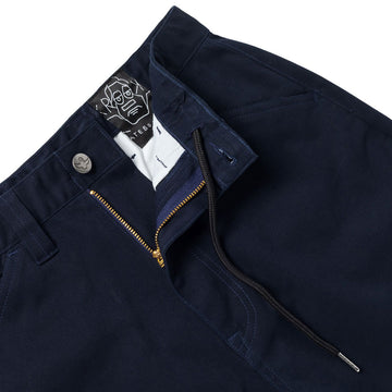 Krooked Eyes Twill Shorts - Navy