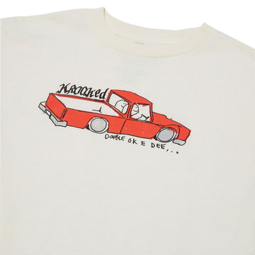 Krooked Double Ok T-Shirt - Cream/Multi Color